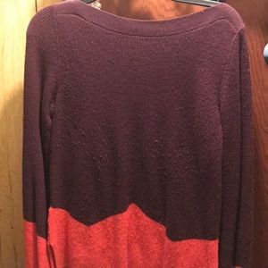 Purple and pink sweater